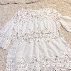 Lacey boho top